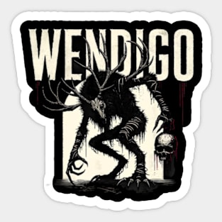 Wendigo Monster Sticker